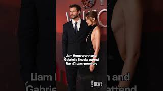 Liam Hemsworth and Gabriella Brooks stun at "The Witcher" premiere.