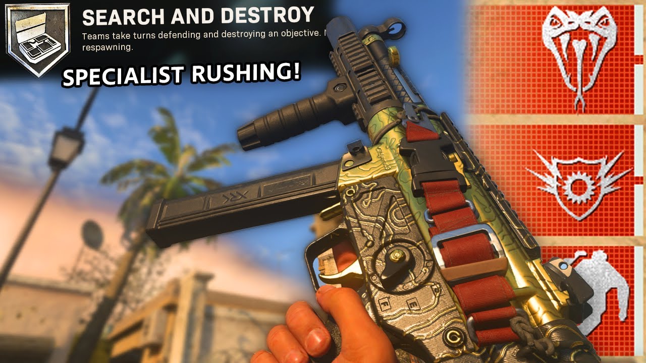 Specialist Rushing! Modern Warfare Search and Destroy