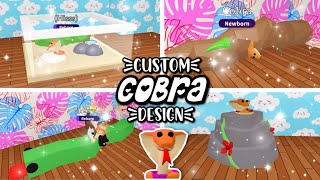 Custom COBRA 🐍 Design Ideas & Building Hacks (Roblox Adopt me) Terrarium, Couch | Its SugarCoffee by Its SugarCoffee 4,493 views 2 years ago 8 minutes, 48 seconds