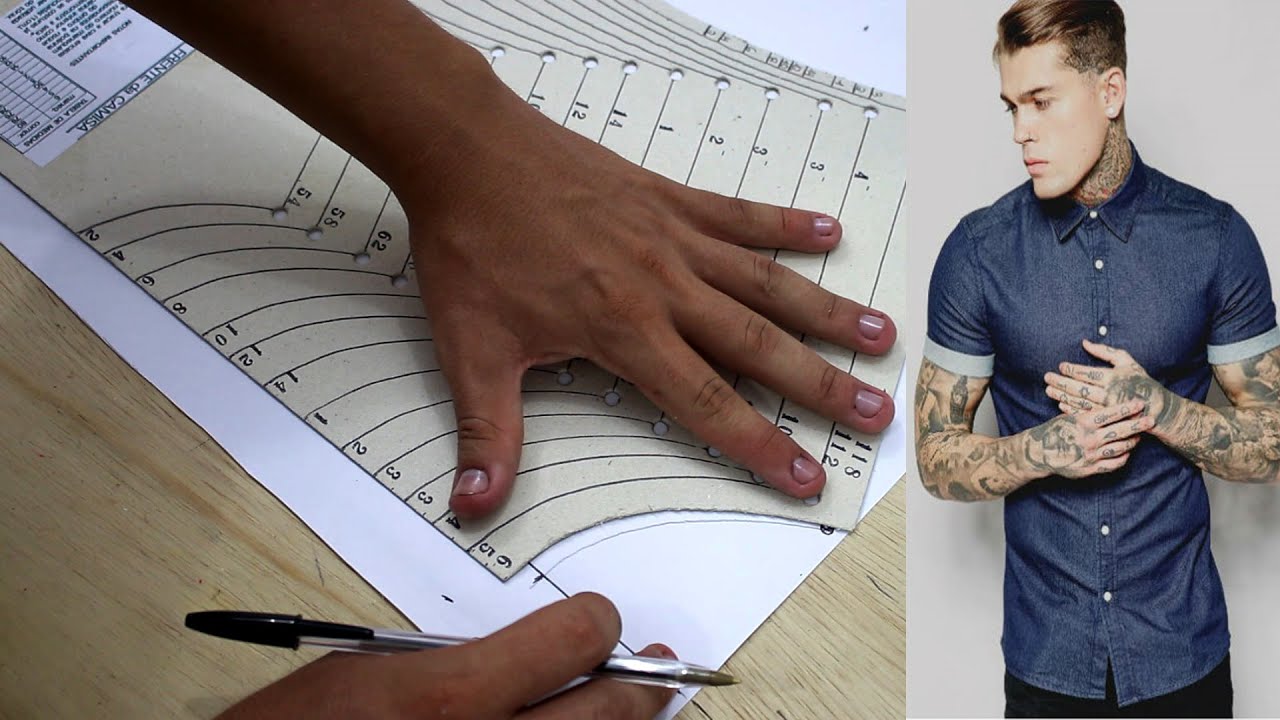 Modelagem Camisa Masculina Jeans