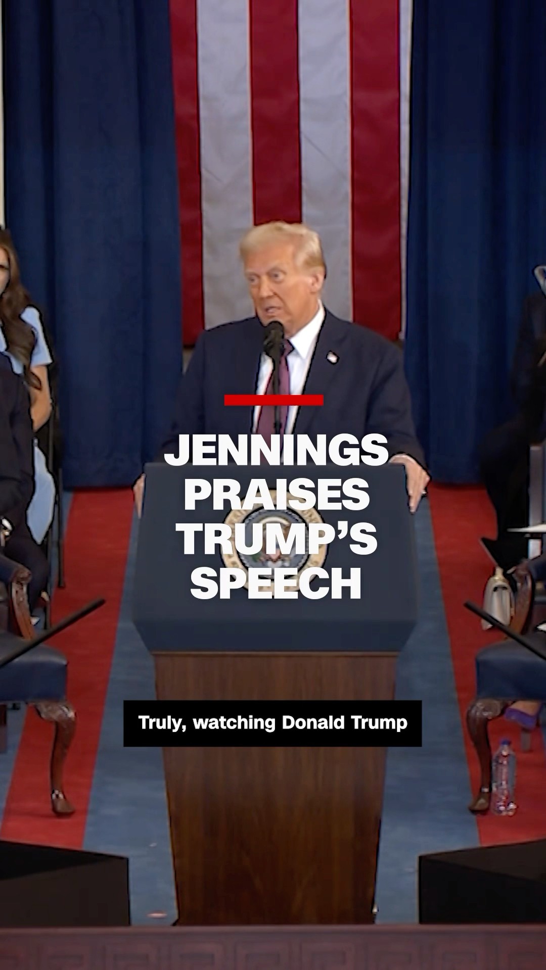 Jennings praises Trump's speech