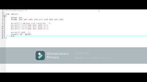 Determinante de una matriz 3x3