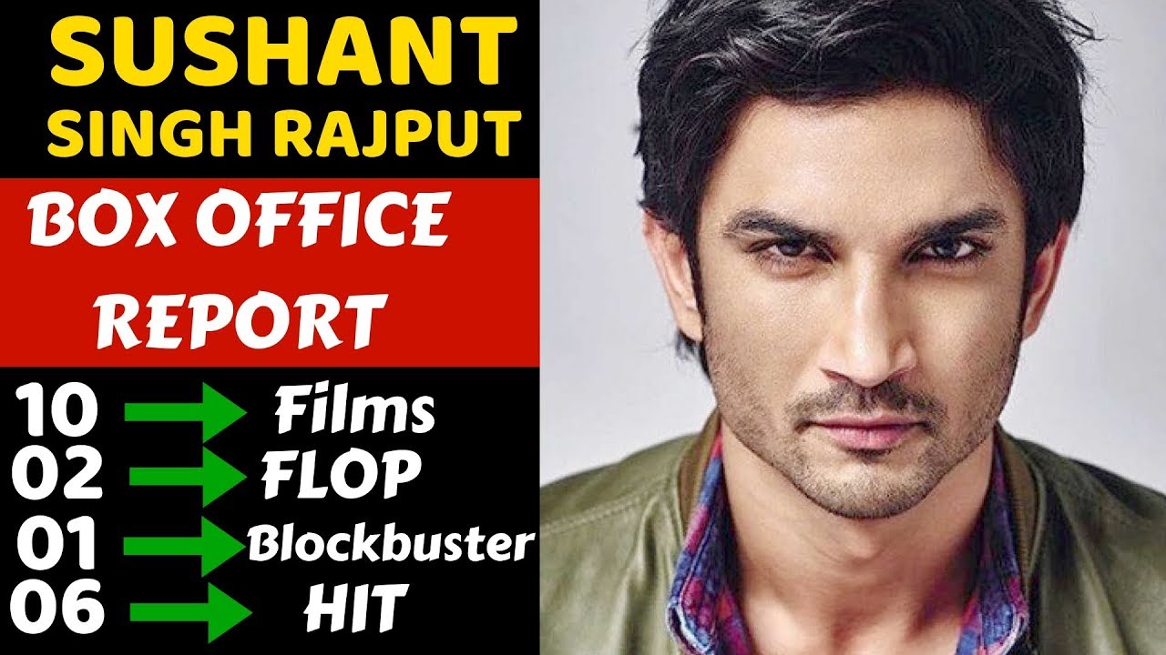 Sushant Singh Rajput Hit And Flop All Movies List With Box Office Collection Analysis Youtube