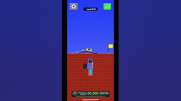 Draw Bridge Lavel 542😎Wait for end #shorts #shortvideo #shortsvideo #bridge #games #gaming #wait