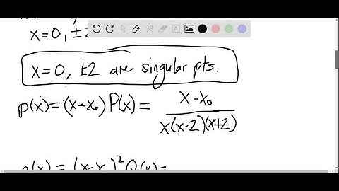 Locate and classify the singular points of each of the differential equations in Exercises 1-4 …