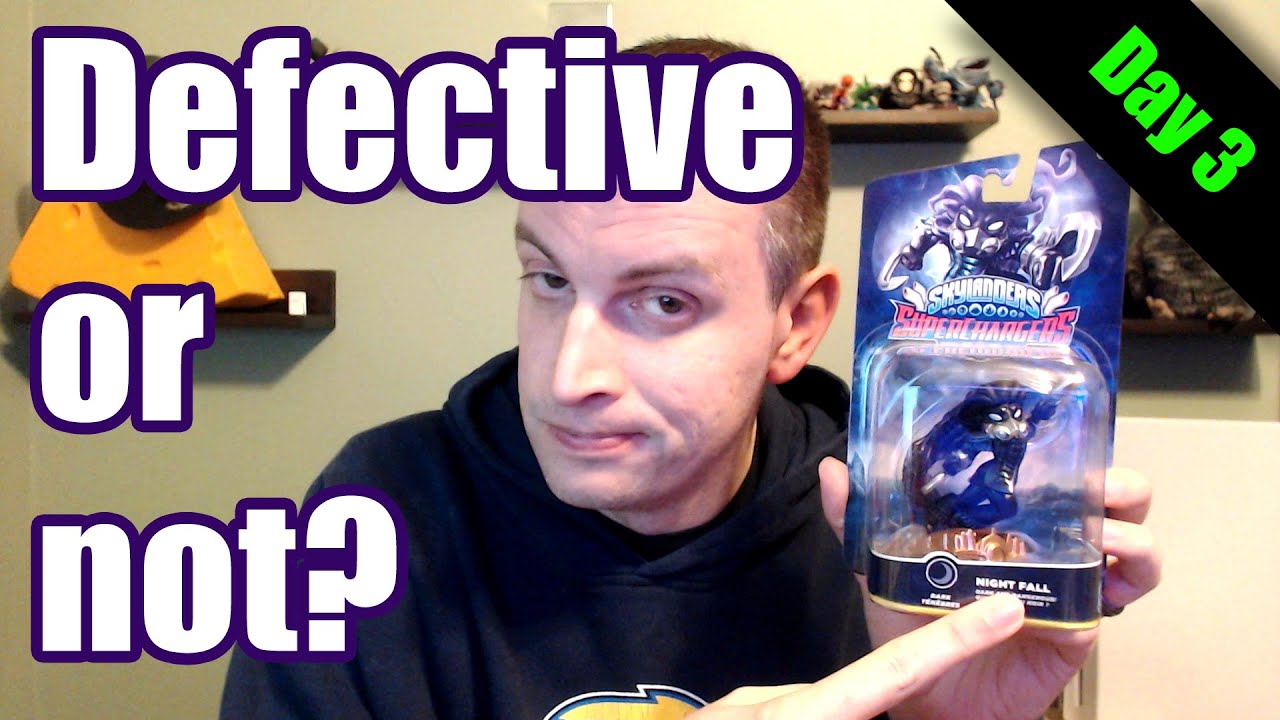 How To Identify the Original (Defective) Nightfall Figures from Skylanders SuperChargers