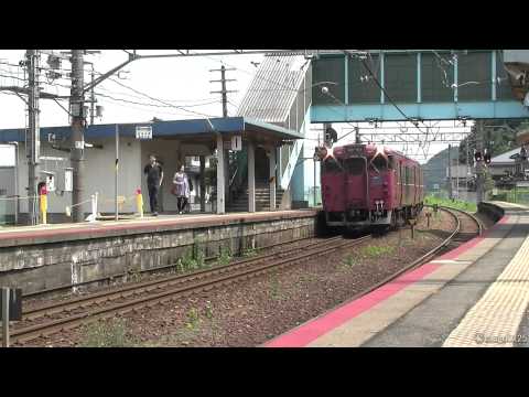 キハ47系普通香住行　玄武洞駅にて　12/07/15