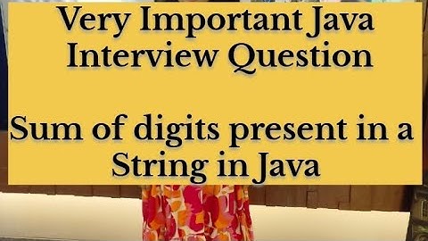 Sum of digits in string in Java #java #selenium #testing