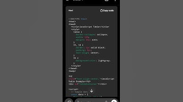 java script table 👆😍🥰🥰🥰#coding #webform