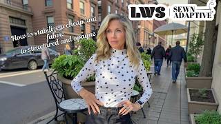 How to Stabilize Cheap Knit Fabric two structured and opaque screenshot 3