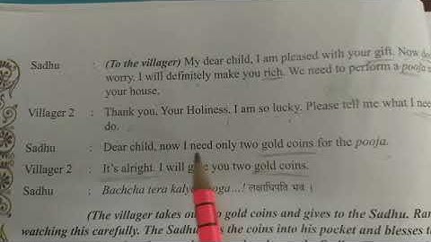 std 8 Unit 1 I Will Be That    A Key to Heaven  Scene -2