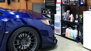 Subaru Sti Enkei Rs05Rr Wheel Cleaning