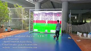 Penalty Game is an interactive game played with real football and projection screenshot 4