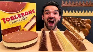 ASMR MUKBANG CHOCOLATE, CHOCOLATE TOBLERONE, TOBLERONE CHEESECAKE EATING SOUNDS, 먹방 초콜릿, 초콜릿 토블론, 토 screenshot 5