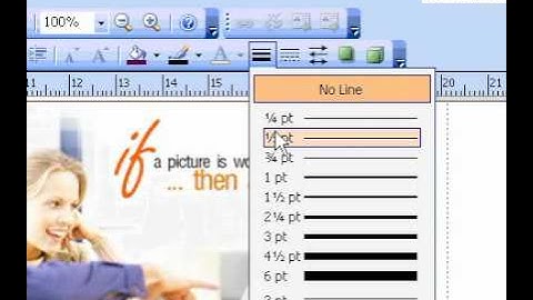 Microsoft Office Publisher 2003 Add a picture border to all sides of a text box picture frame