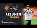 Resumen de Valencia CF vs Levante UD (4-2)