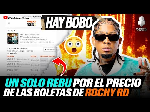 quejas por el precio de las boletas de rochy rd
