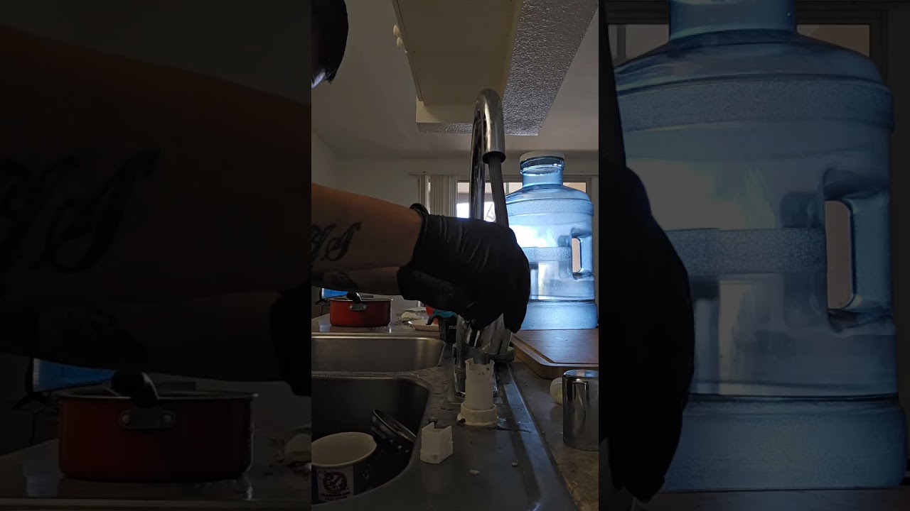 How to unclog an air gap. 