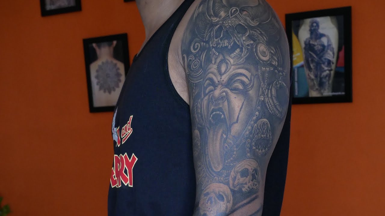 Epic Full hand tattoo concept done😍 by Kuldeep Krishna