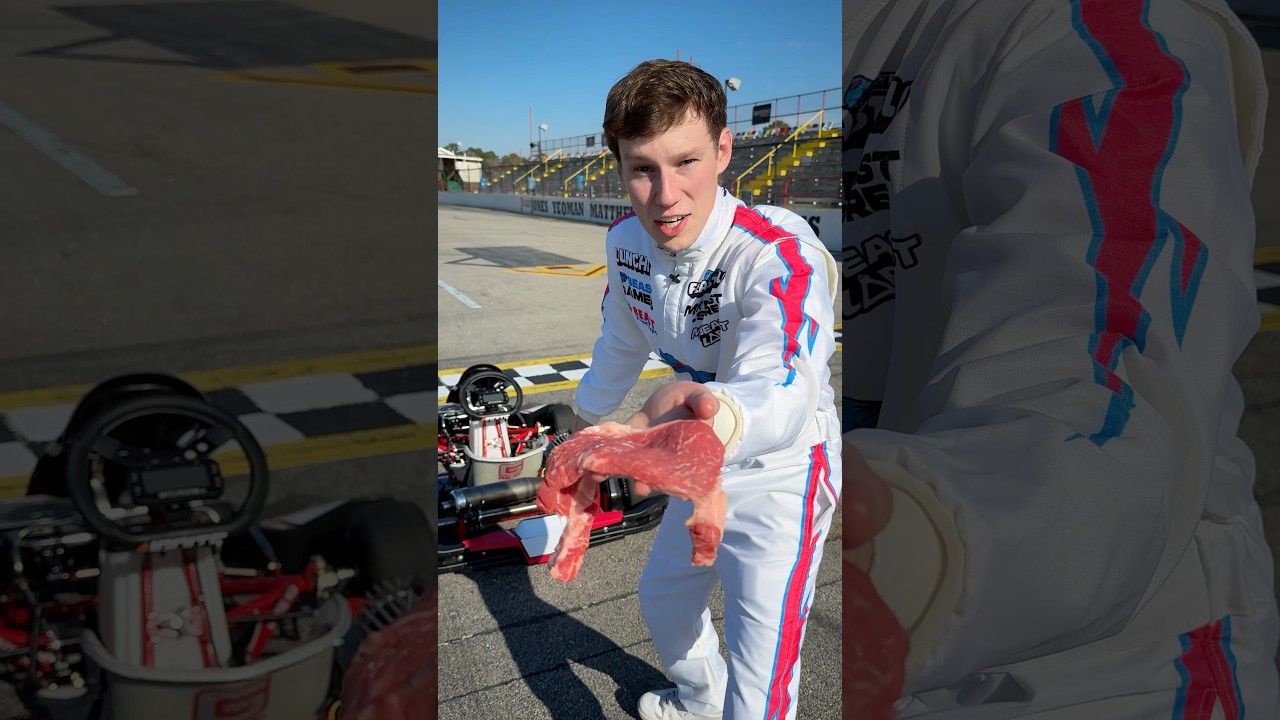 Cooking a Steak on a Go-Kart! 🏁