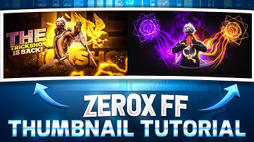 How To Make Thumbnail Like @ZeroxFF  || Zerox FF Jasa Thumbnail Kase Bnaye in 2023