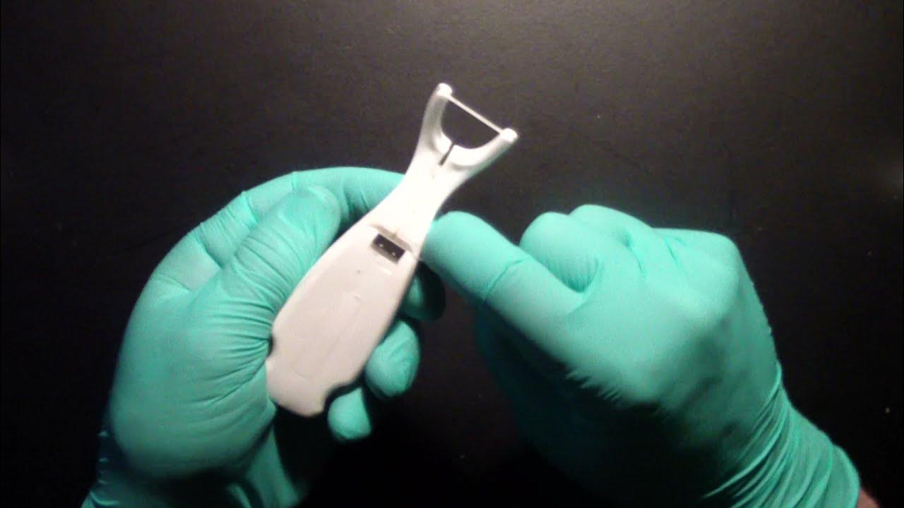 Flossing Device, Flosser, Dental Floss Holder (DEMO installation timer