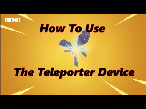 How to use the rift/teleporter device in Fortnite creative | Creative How To’s