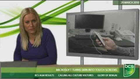 Microsoft turns skin into touch screens