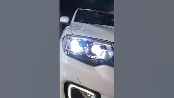 Scorpio N dual laser projector headlights #xenonplanet #headlightupgrade #scorpion