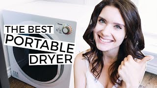 The Best PORTABLE Mini Dryer! | 1 Month Review | Panda PAN760SFT Laundry For a Small Home