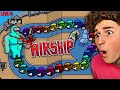 Playing *NEW* AIRSHIP MAP In AMONG US W/ YouTubers!