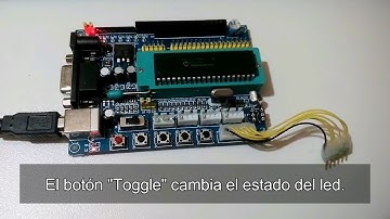 Ejemplo PIC18F5440 Hid Led y pulsadores.