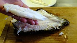 Chef Martin prepares a John Dory with crab&caviar at restaurant La Paix, Brussels