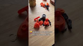 Day 4 learning to 3D print. What a whirlwind 😮‍💨 #art #3dprinting