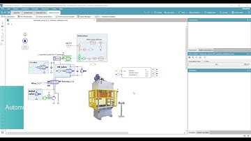 Virtual commissioning of production machines with Simcenter Amesim