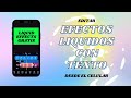 EFECTOS LÍQUIDOS GRATIS + CÓMO EDITARLOS DESDE EL MÓVIL