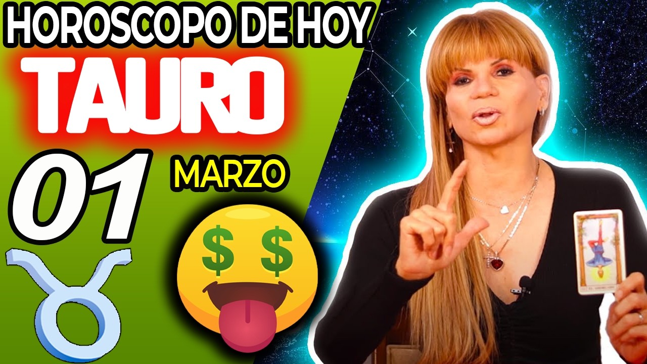 TAURO ♉🤑HUELE A DINERO❗VEO MUCHOS BILLETES💵 Horóscopo De Hoy 1 De Marzo 2026 | Mhoni Vidente