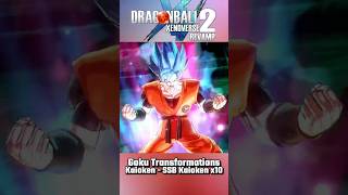 Goku Transformation Mod Kaioken, Ssj & Blue Kaioken X10 Xenoverse 2 Revamp