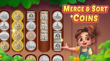 Merge & Sort Coins Gameplay
