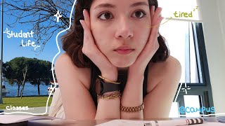 Vlog of College ep.9 | a realistic day, campus life, what i eat in a day, balanced diet, my lunch