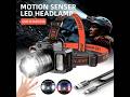 Motion Sensor Bright Rechargeable LED Headlight
