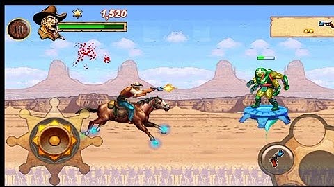 Cowboys And Aliens 2D | gameplay walkthrough part 4 | Red chilli | android iOS