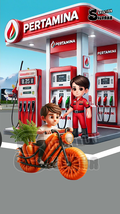 Ayo Beli Bensin di SBPU Pertamina #shorts #kartuntempel