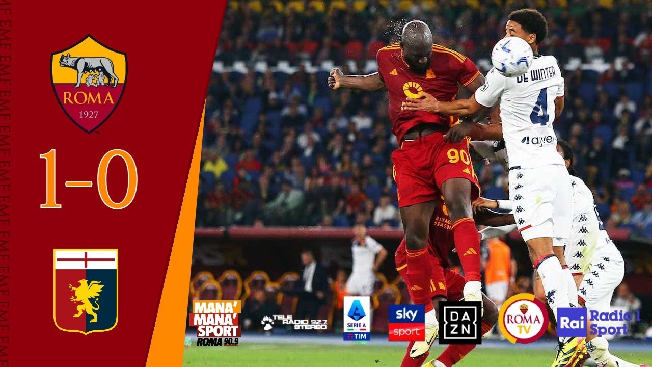 Genoa Roma Sky Streaming Intra Mario Balotelli Debut Goal For Genoa