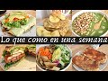 Lo que como en una semana vegana sabrosona | VIDA VEGANA