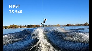 First Toeside 540 -Wakeboarding