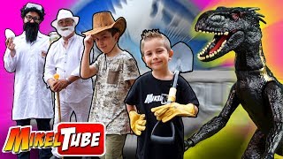 Los hermanos paleontólogos reciben la visita de John Jammond, que l...