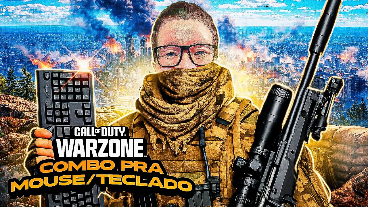 ESSA STURMWOLF 45 + SNIPER MONSTER É PERFEITA PRA MOUSE E TECLADO - WARZONE SOLOS