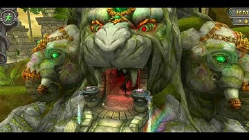 Run 10000 Meters Santa Claus Temple Run 2 Lost Jungle Map Gameplay