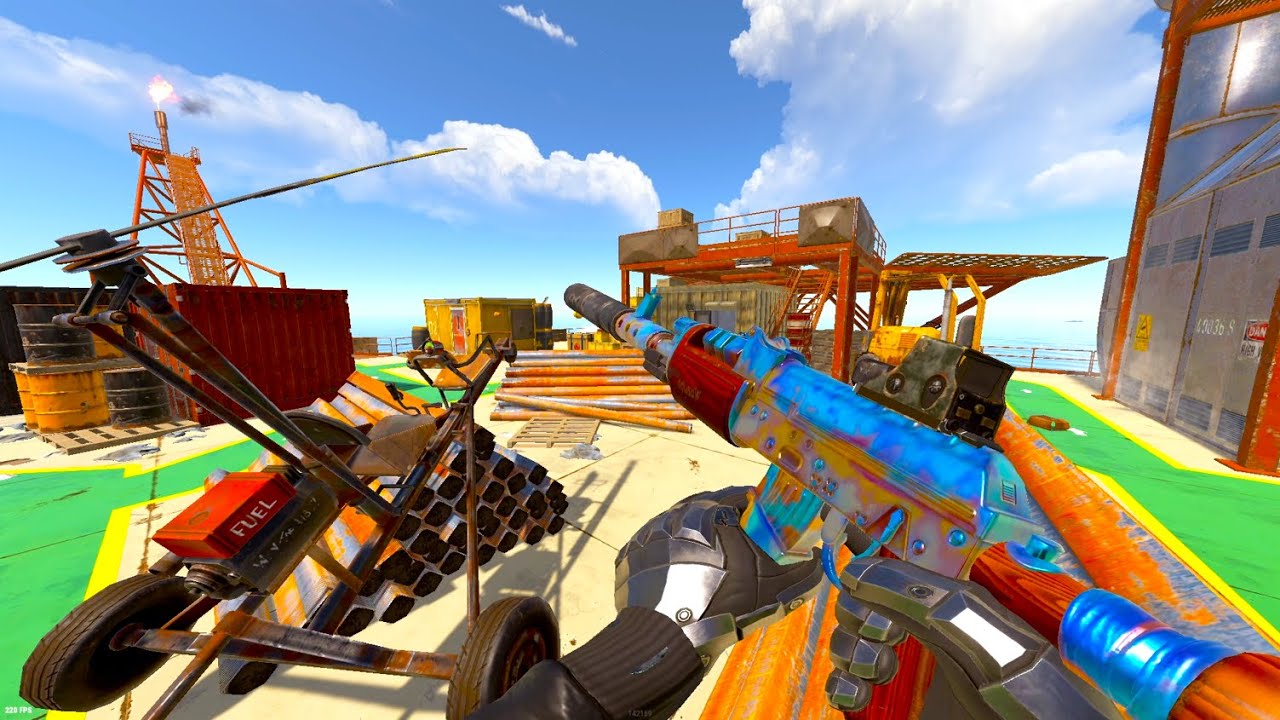 Solo Speedrunning 800 Pop Wipeday - Rust